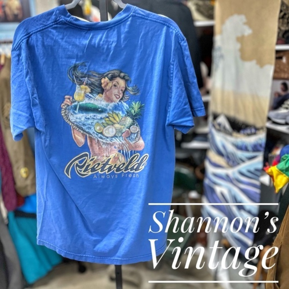 Rietveld Surfing VNTG Y2K sz large tee A19.